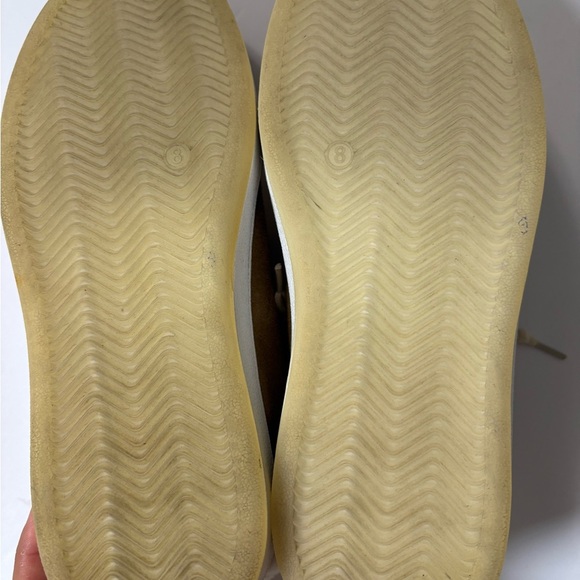 Vintage Havana Belen Chestnut Suede Sneakers w Faux Fur Trim and Gold Accents. 8 - Picture 9 of 15